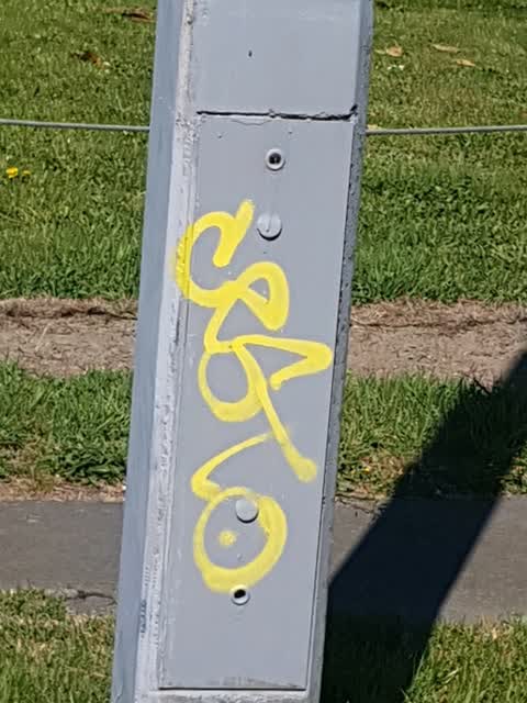 Graffiti, a report photo