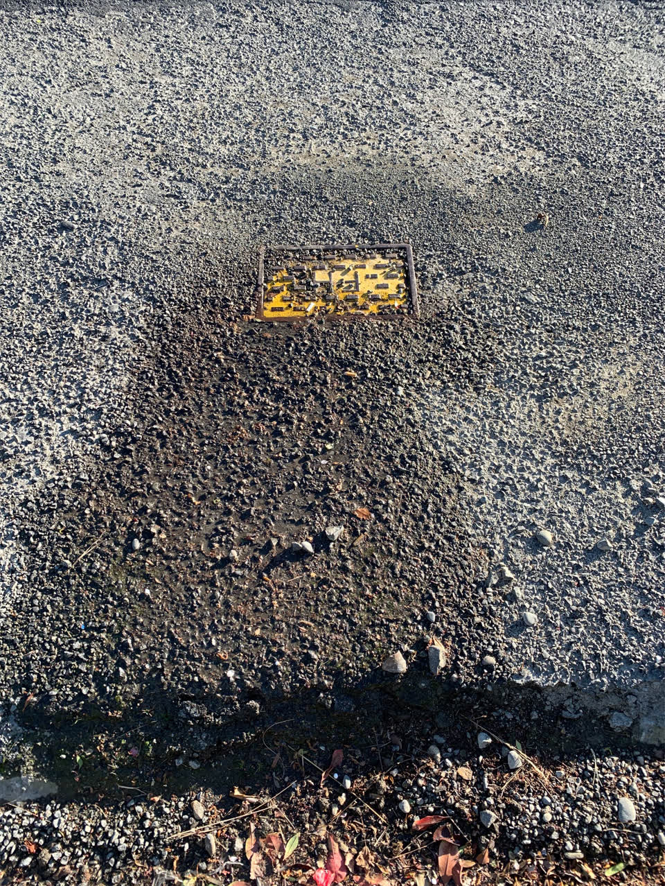 The photograph attached to this water leak report