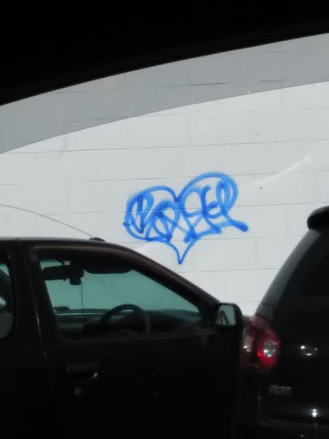Graffiti, a report photo
