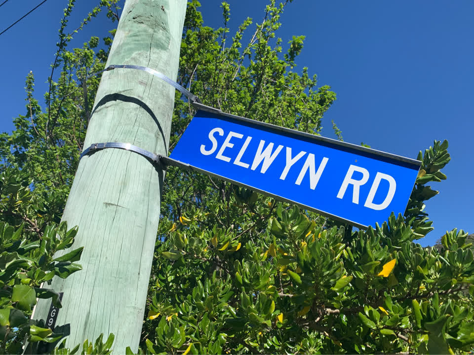 The photograph attached to this damaged street sign report