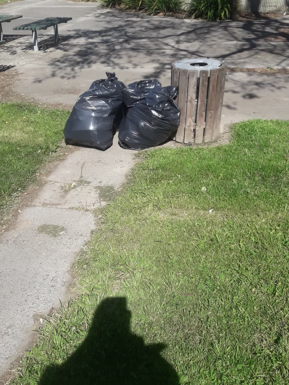 The photograph attached to this parks report
