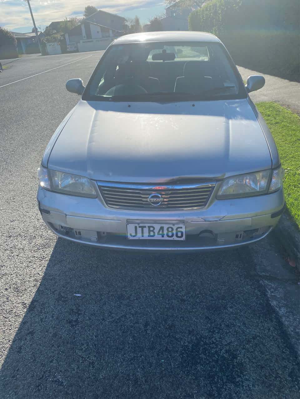 The photograph attached to this abandoned vehicle report