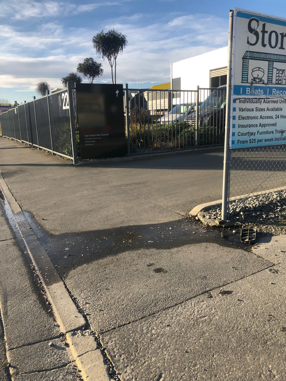The photograph attached to this water leak report