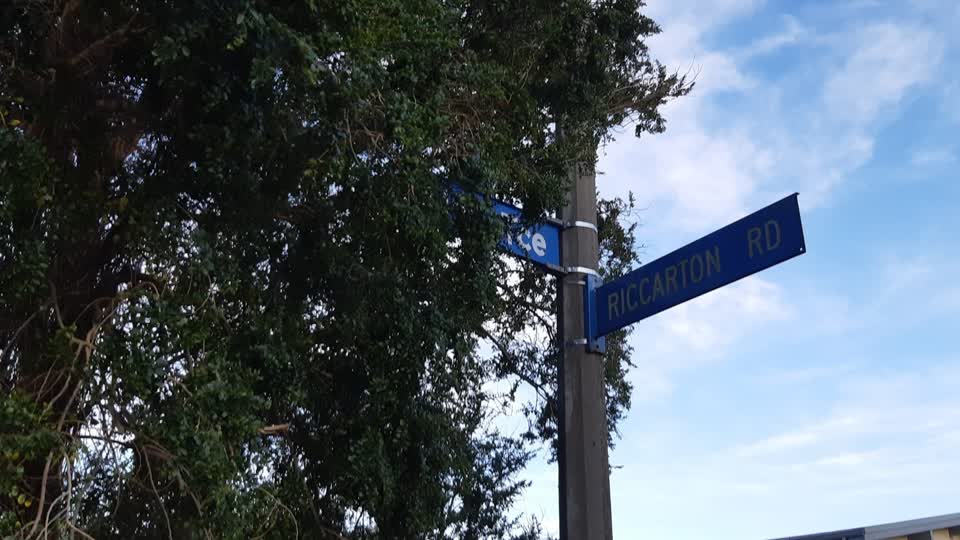 The photograph attached to this poles and signage - general report