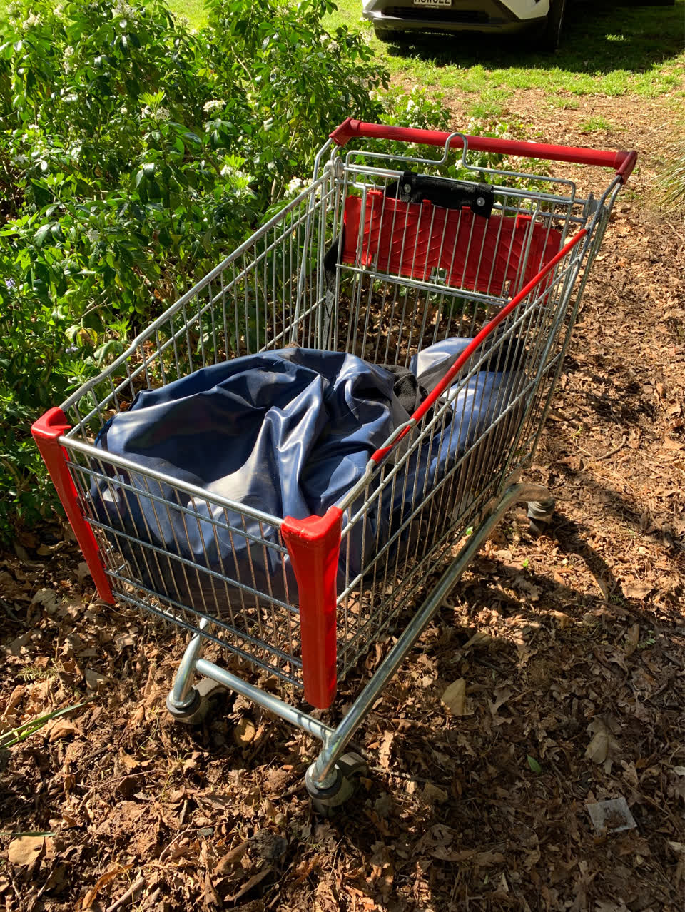 The photograph attached to this general - abandoned trolley report
