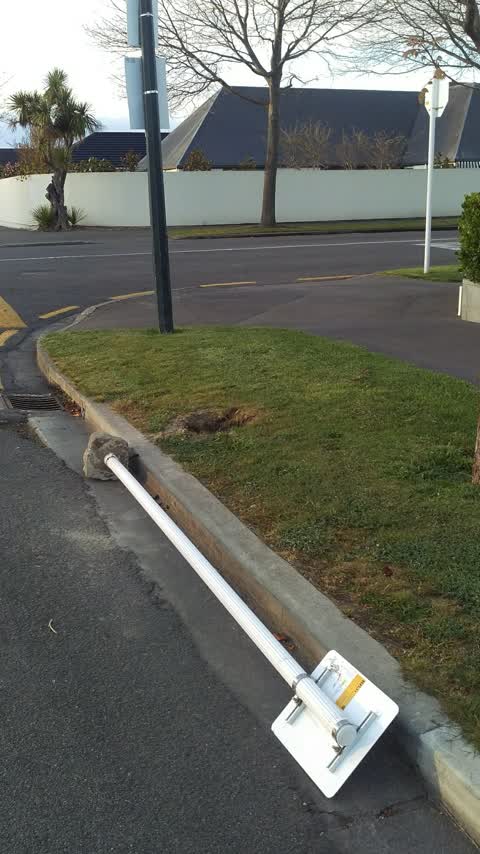 Poles and Signage - General, a report photo
