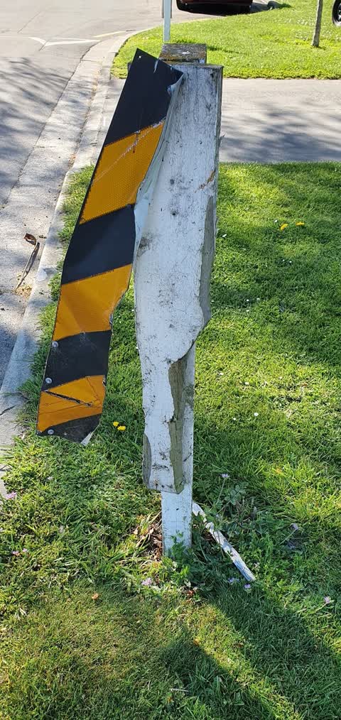 Poles and Signage - General, a report photo