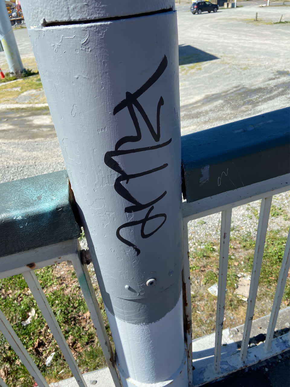 The photograph attached to this graffiti - public property report