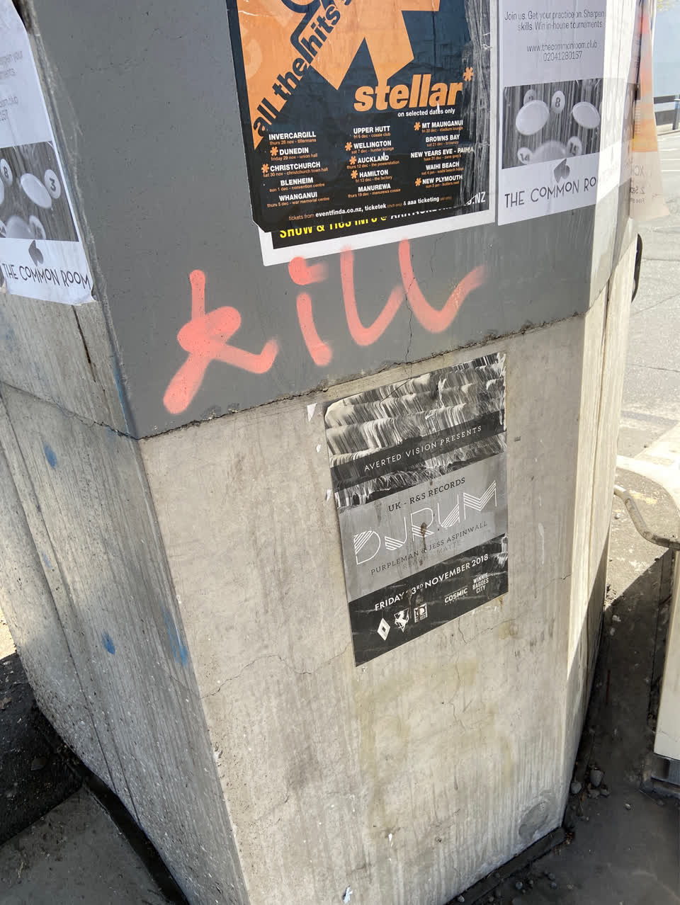 The photograph attached to this graffiti - public property report
