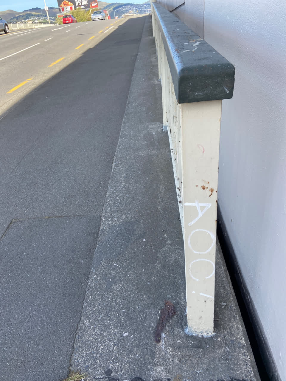The photograph attached to this graffiti - public property report