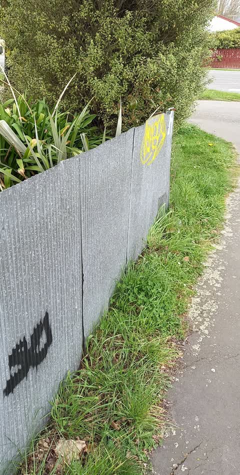 Graffiti, a report photo