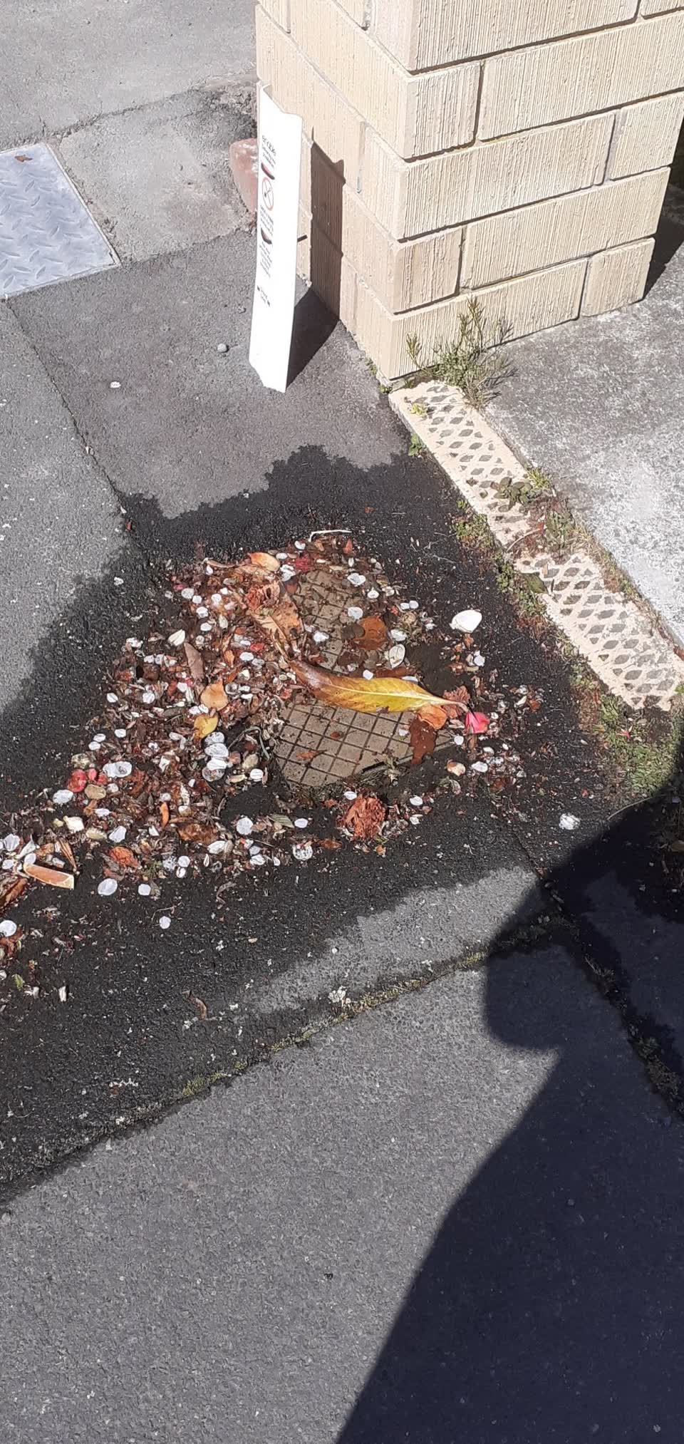 The photograph attached to this water leak report