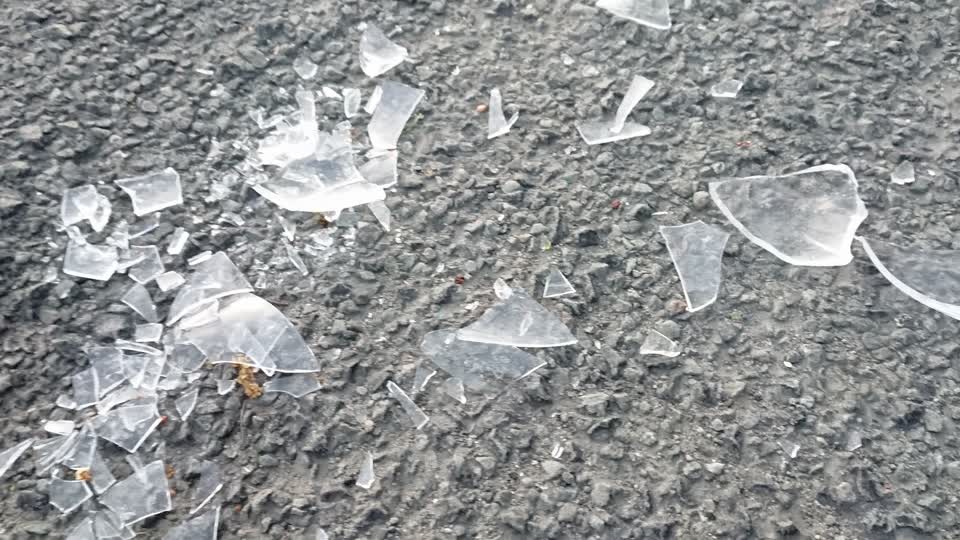 The photograph attached to this roads - general report