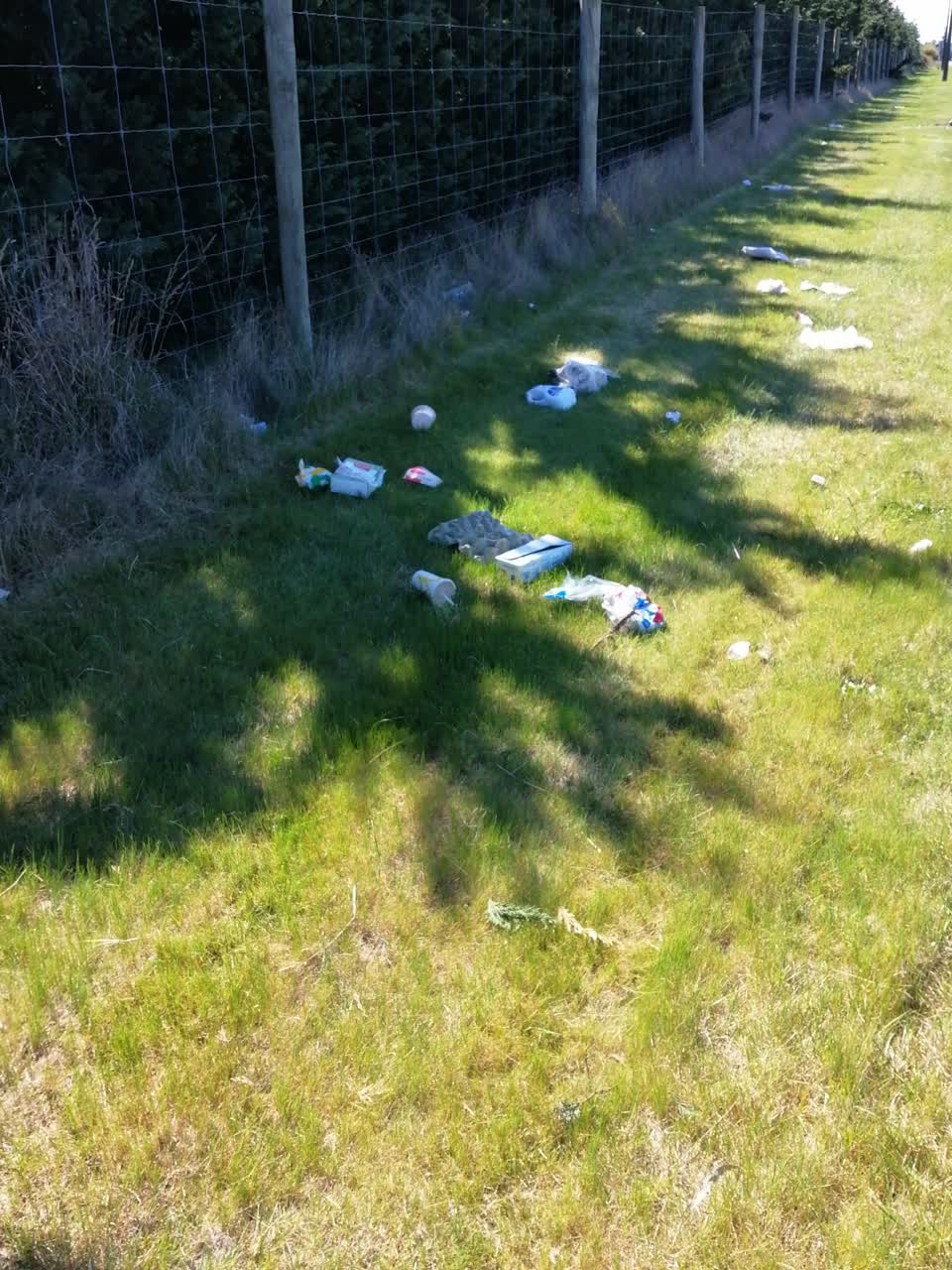 The photograph attached to this dumped rubbish report