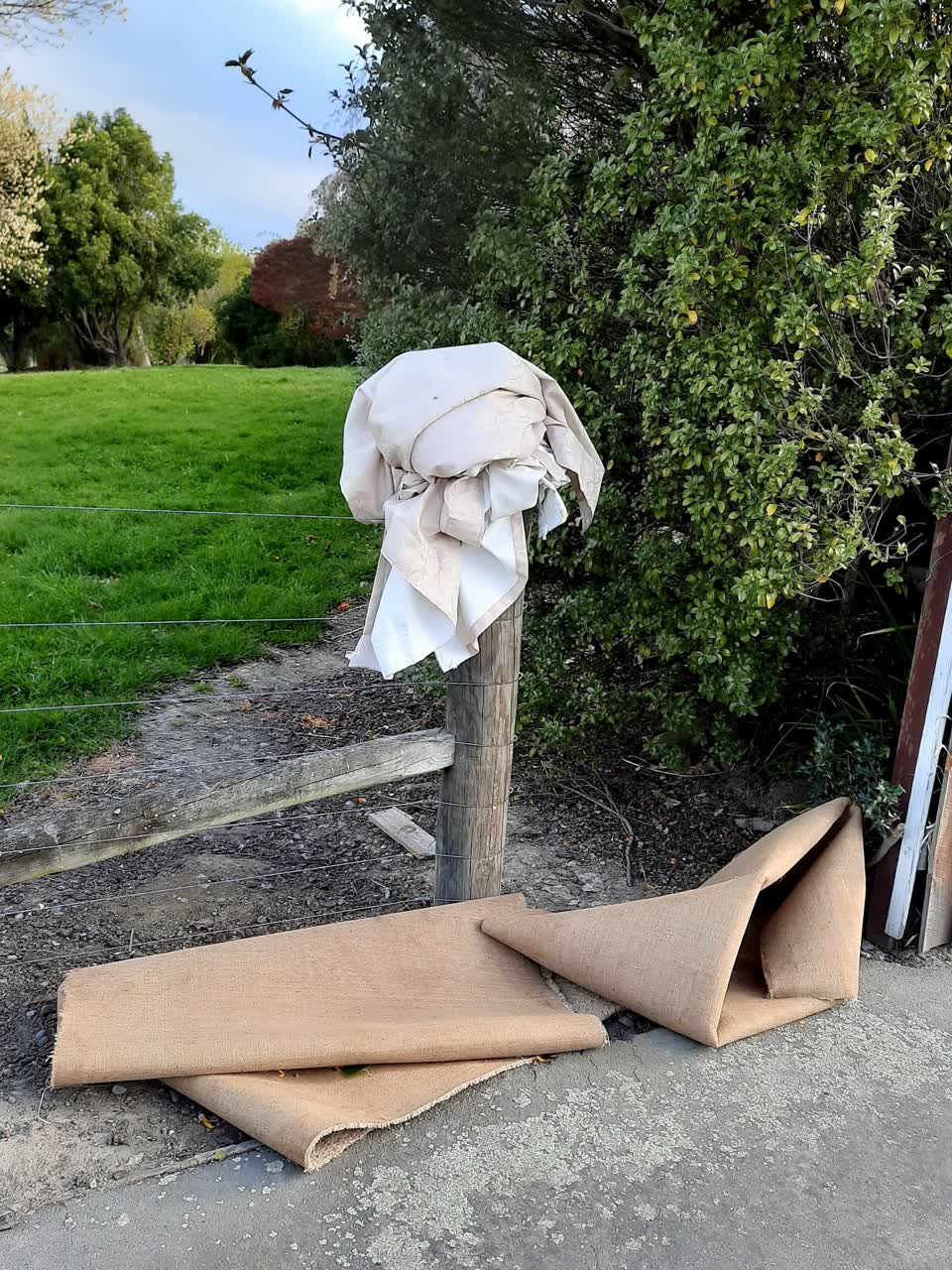 The photograph attached to this dumped rubbish report