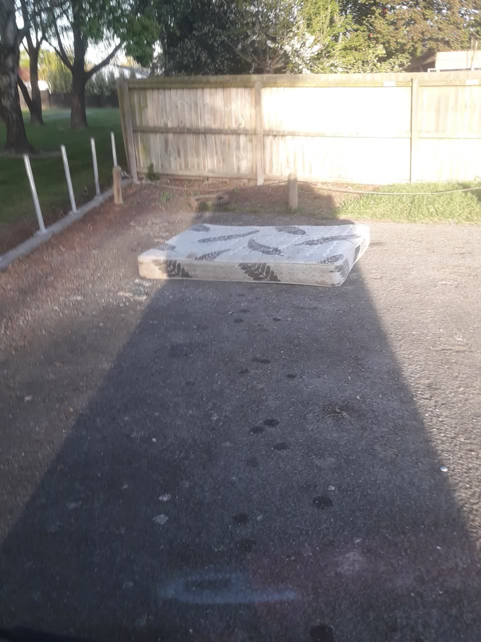 The photograph attached to this parks report
