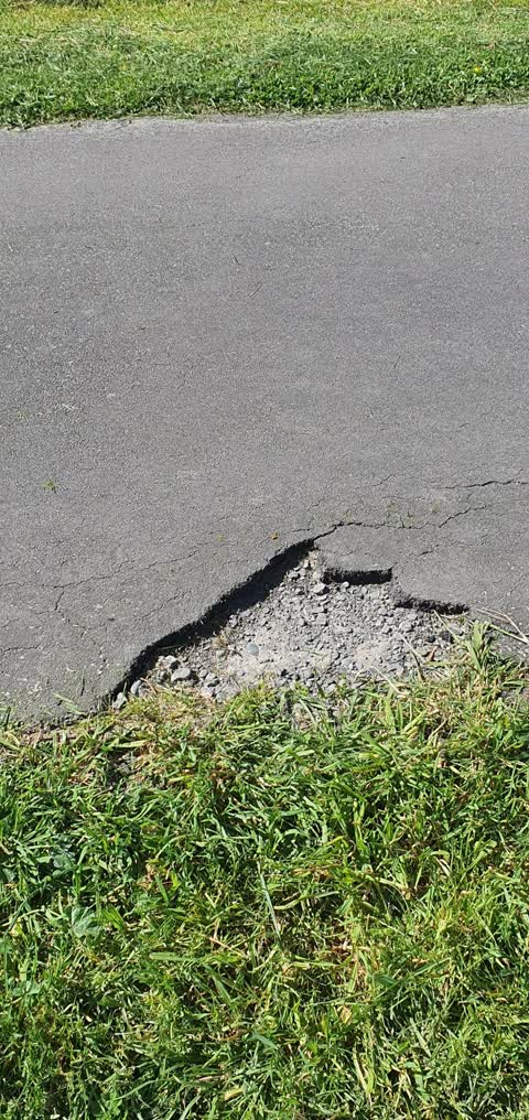 Damaged Road, a report photo