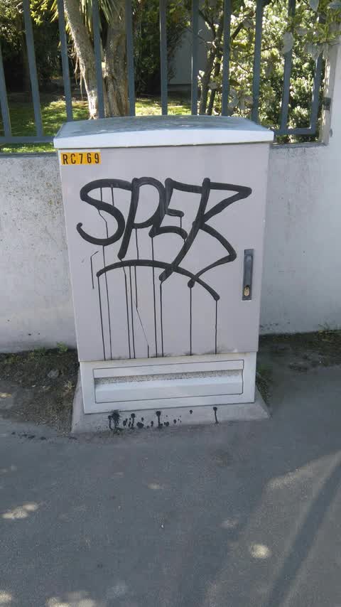 Graffiti, a report photo
