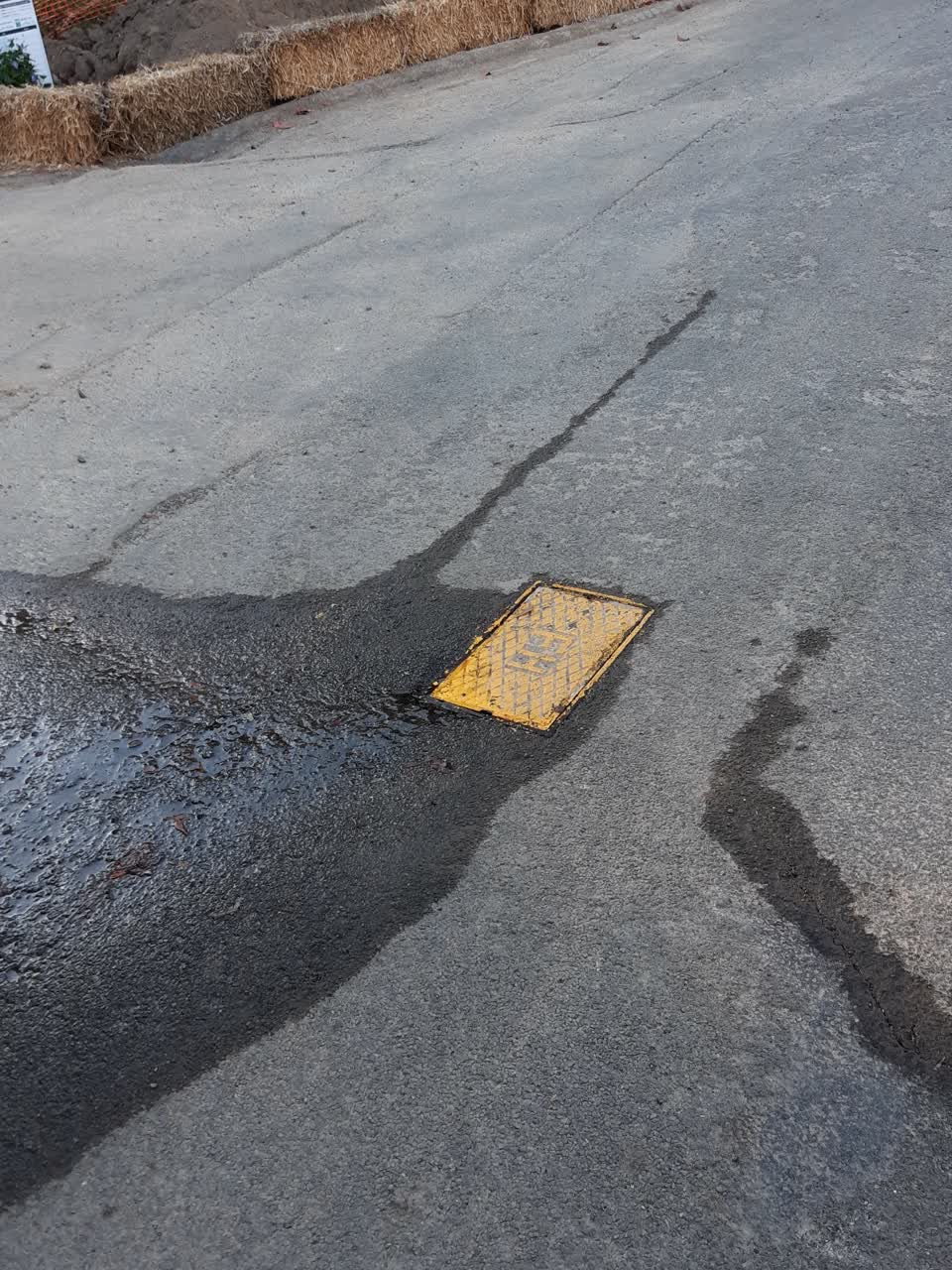 The photograph attached to this water supply report