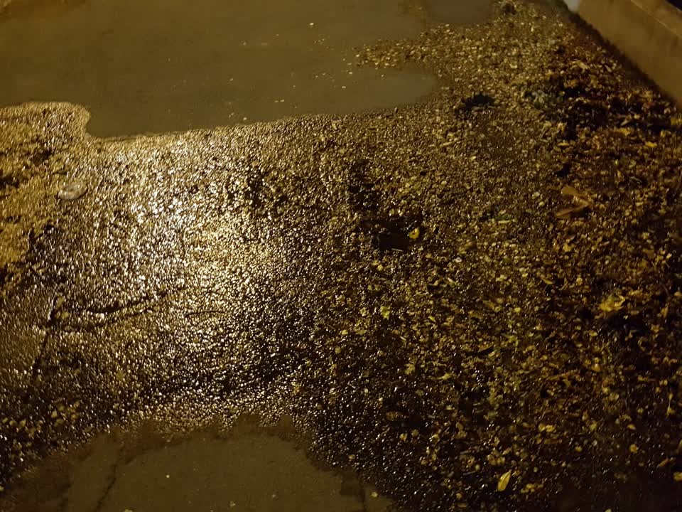 The photograph attached to this water leak report