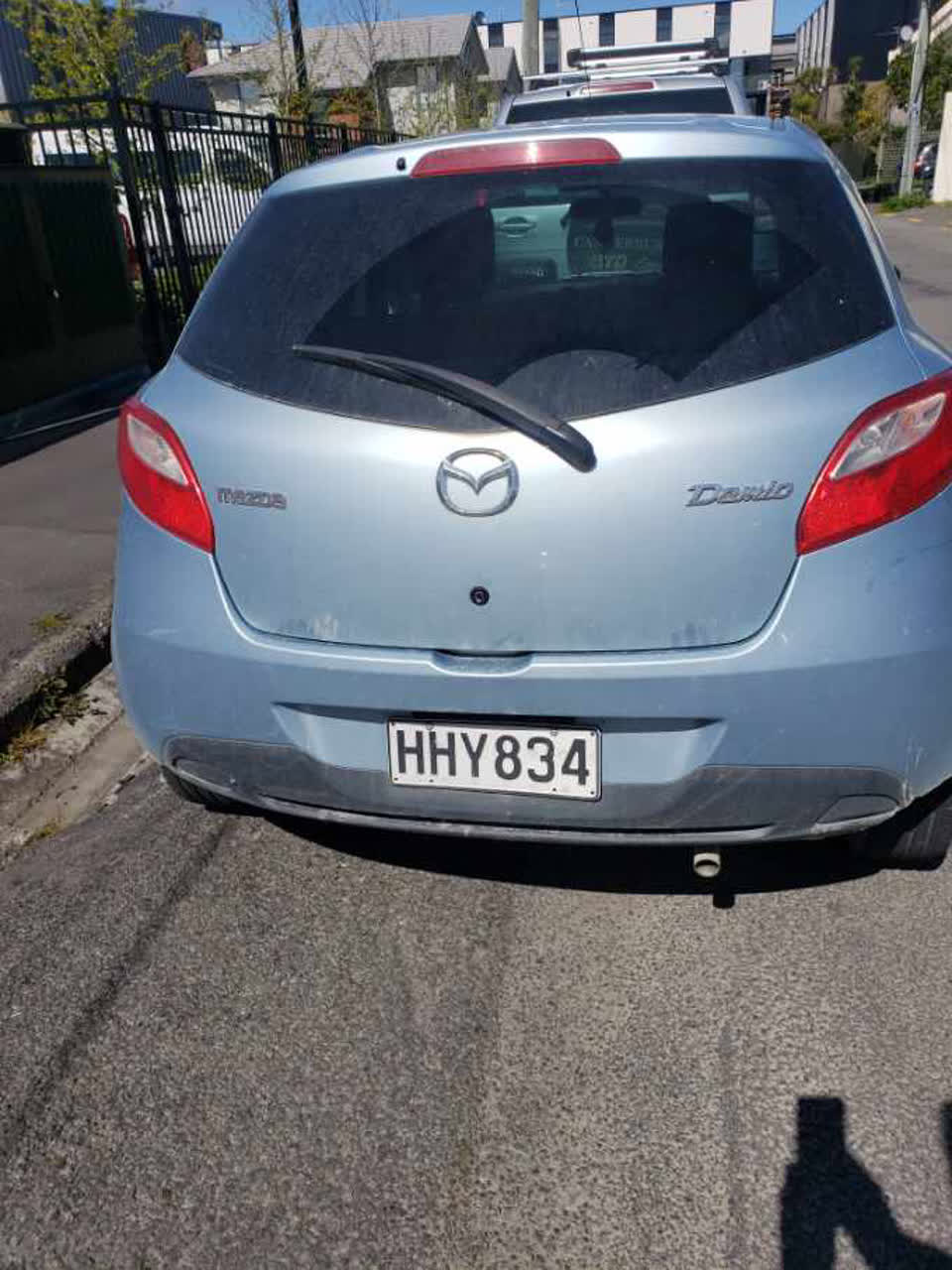 The photograph attached to this parking - illegal report