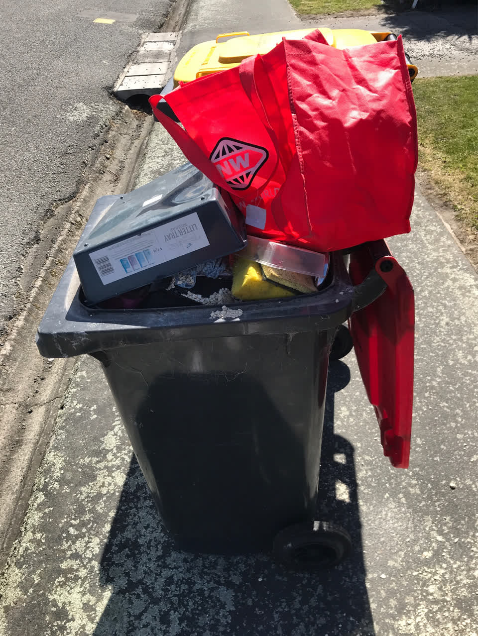 The photograph attached to this dumped rubbish report