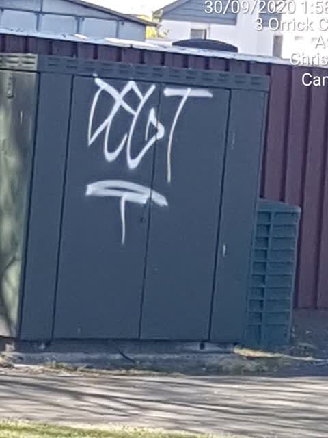 Graffiti, a report photo