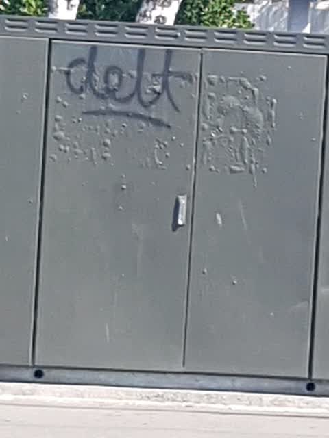 Graffiti, a report photo