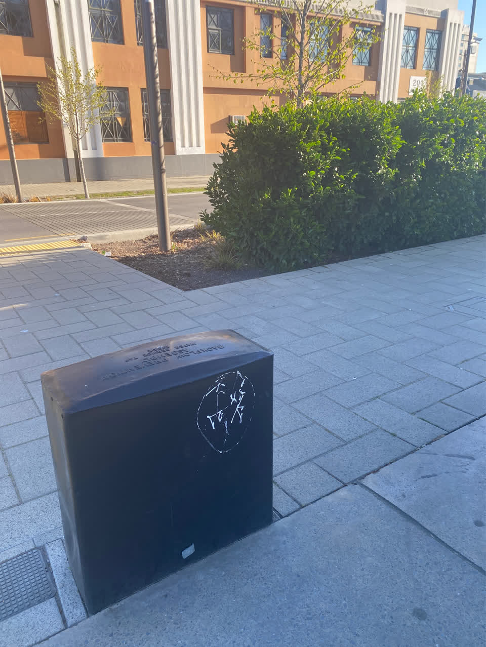 The photograph attached to this graffiti - public property report