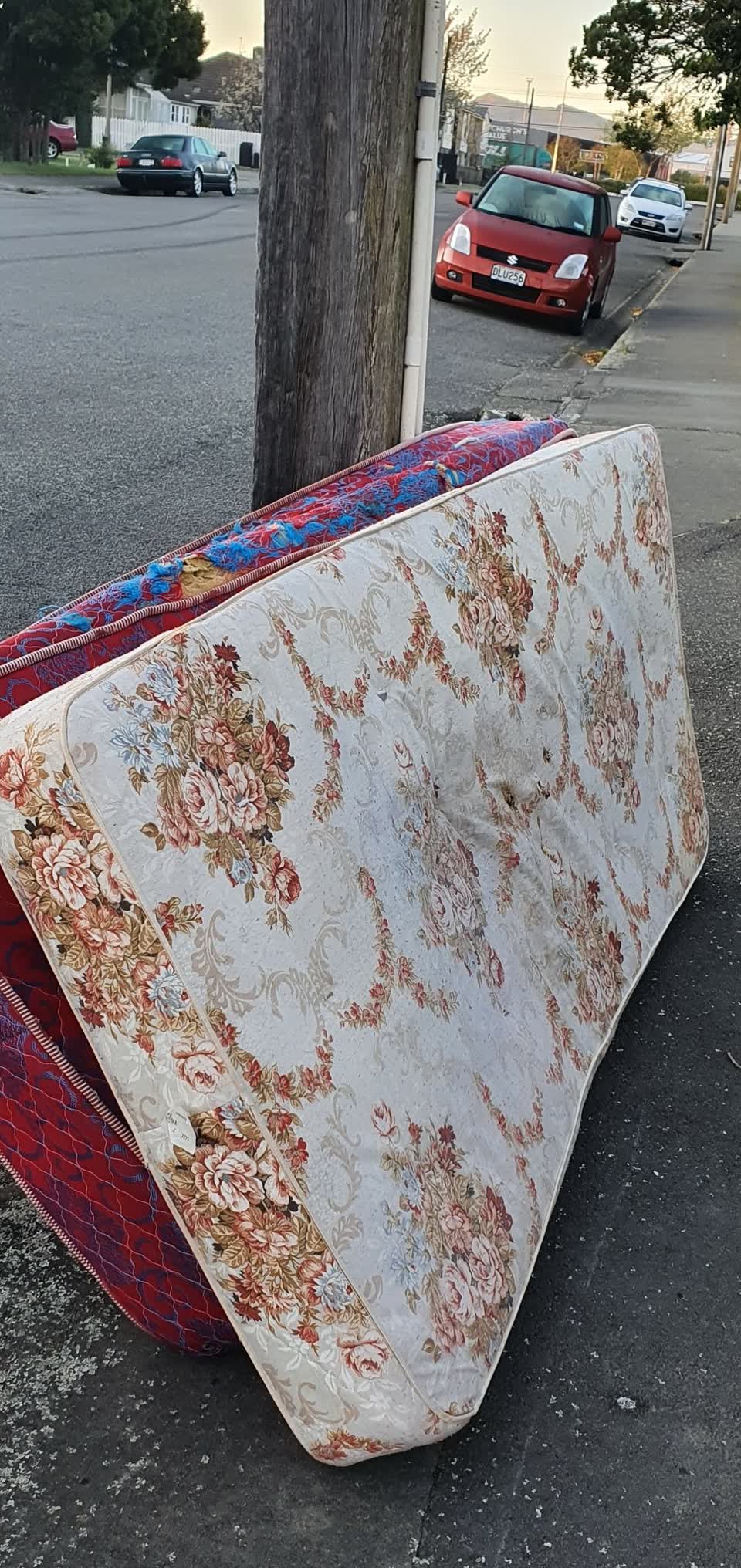 The photograph attached to this dumped rubbish report