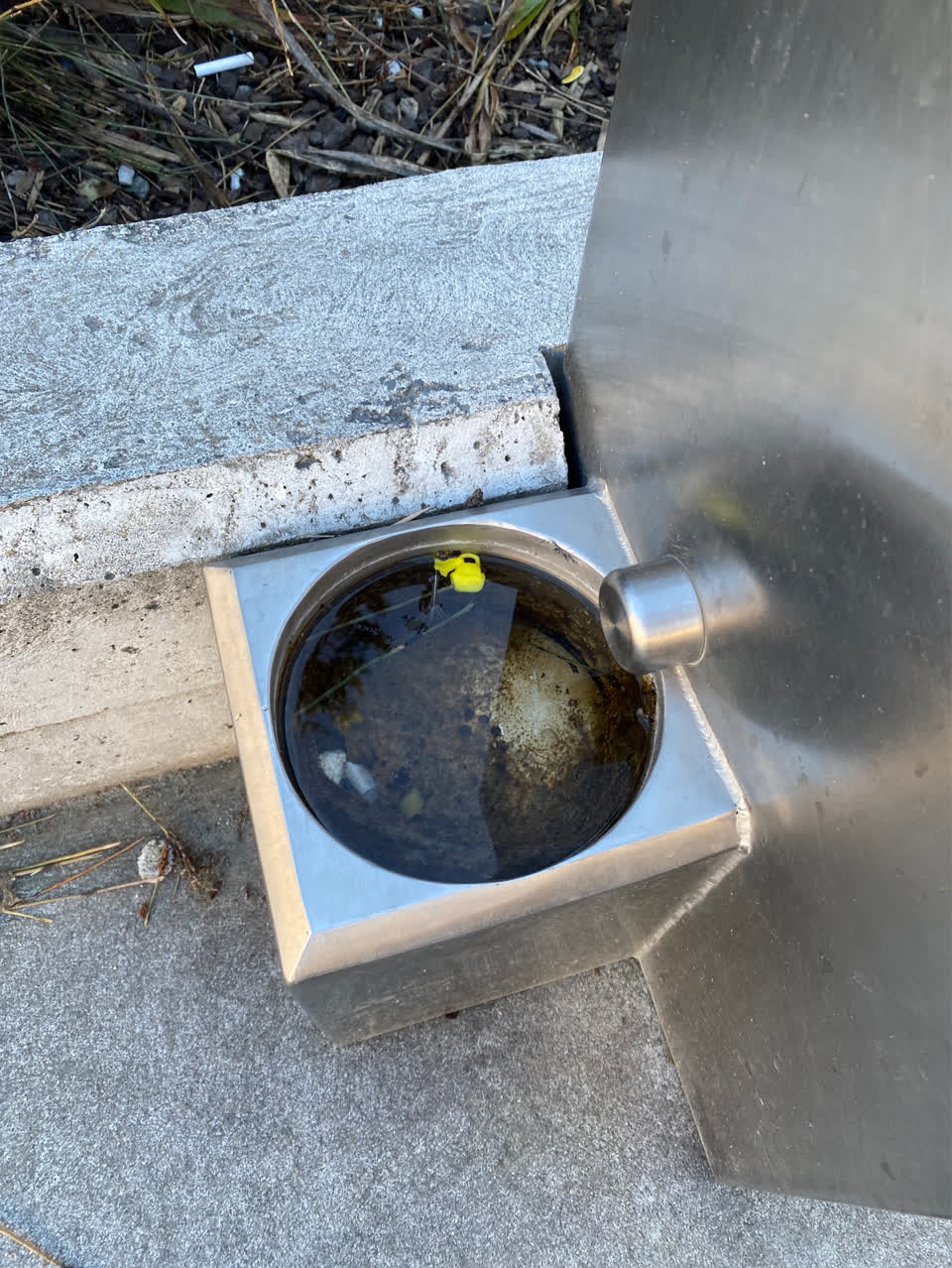 The photograph attached to this water supply report