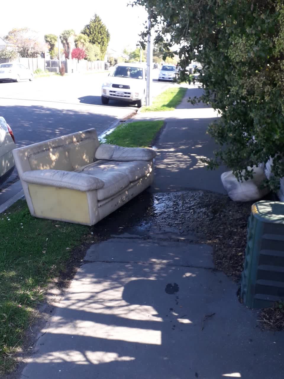 The photograph attached to this dumped rubbish report