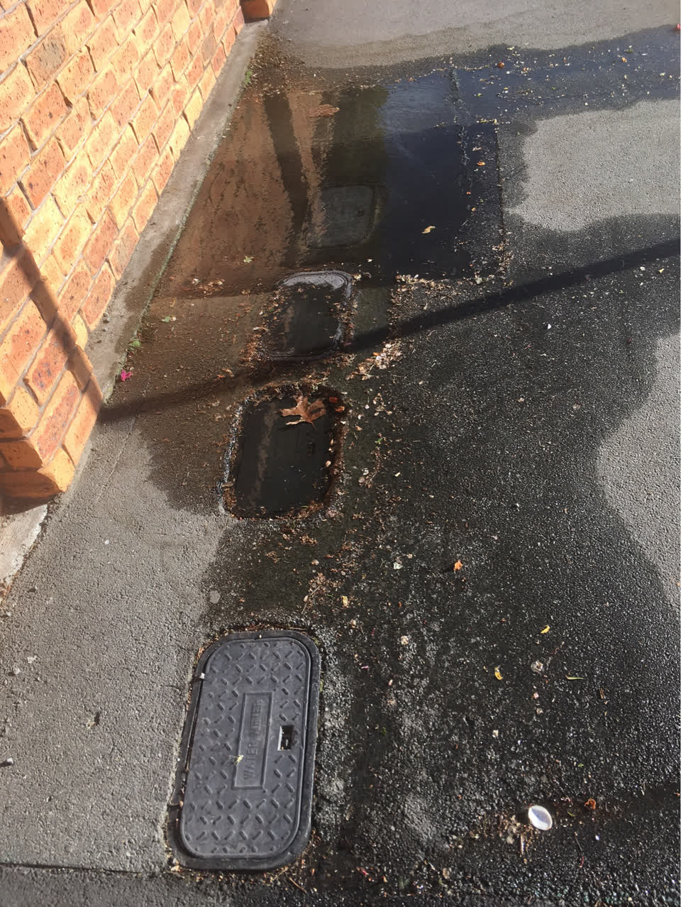 The photograph attached to this wastewater/stormwater report