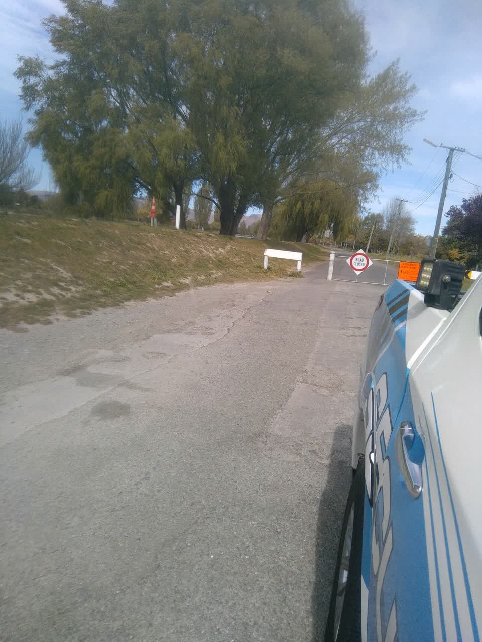 The photograph attached to this roads - general report