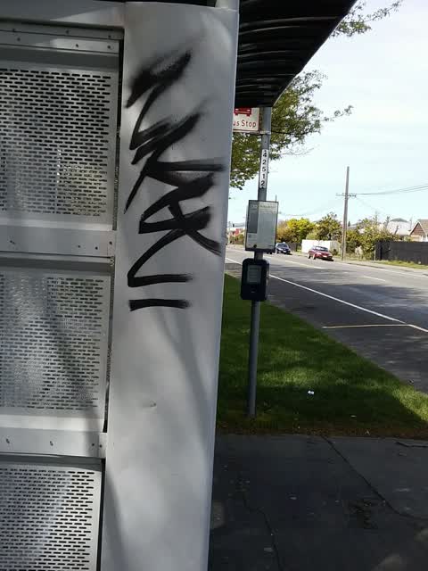 Graffiti, a report photo
