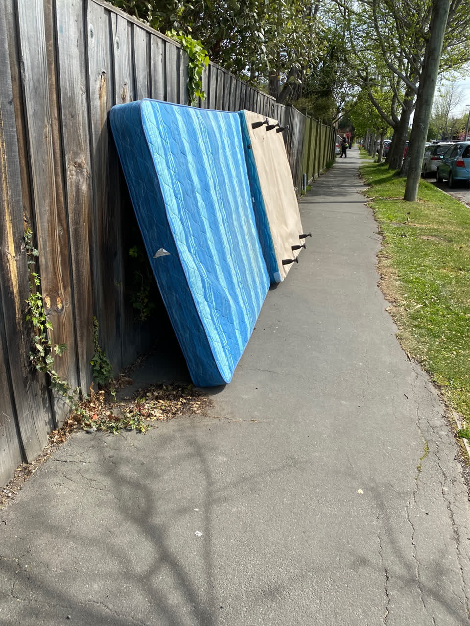 The photograph attached to this dumped rubbish report