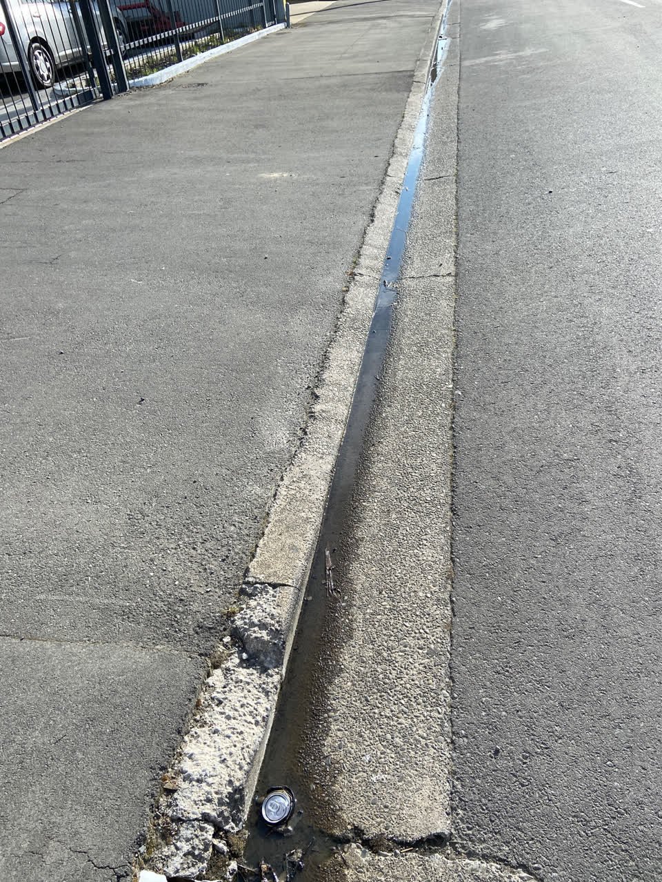 The photograph attached to this water leak report