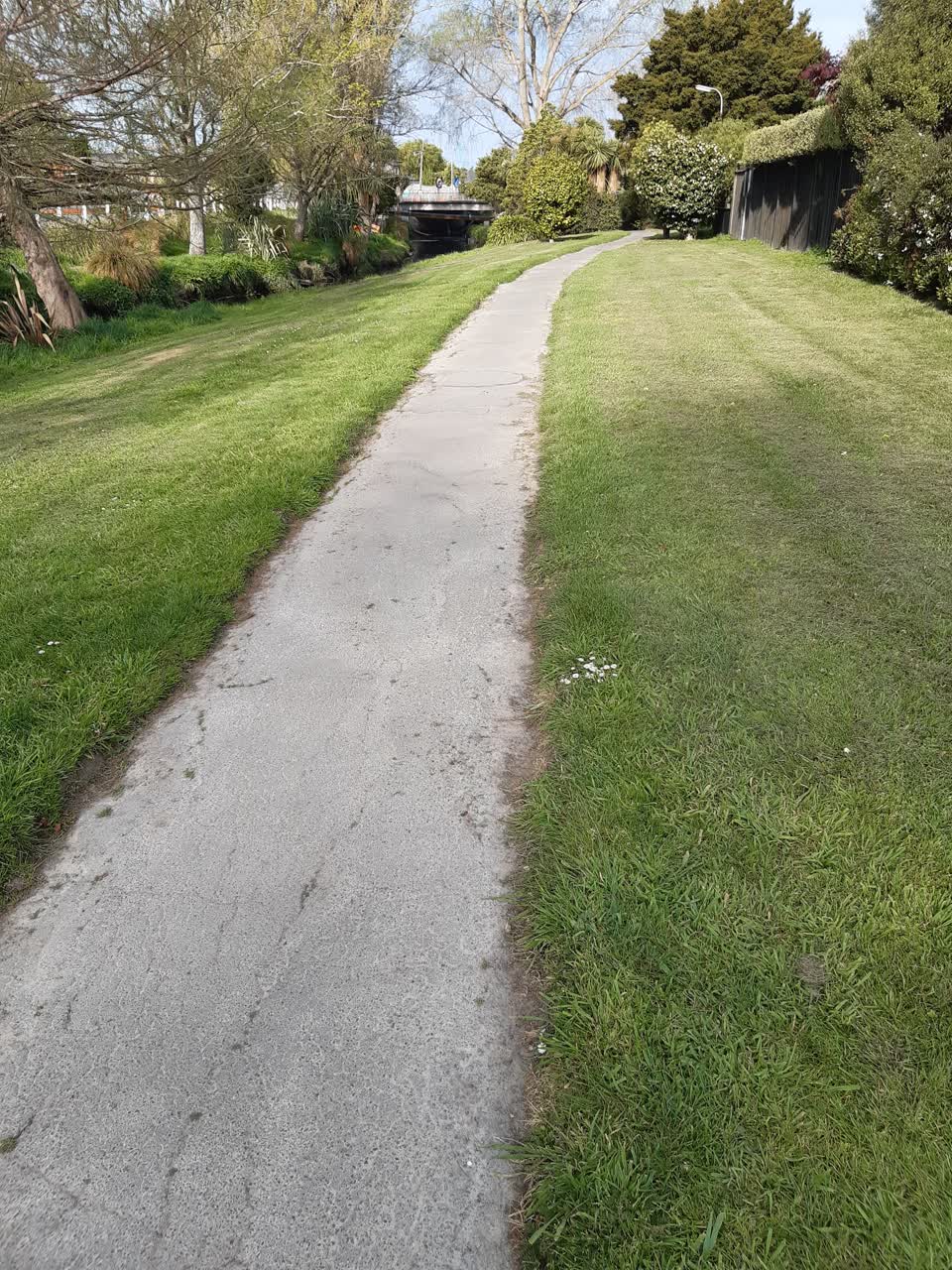 The photograph attached to this pavement - damaged report