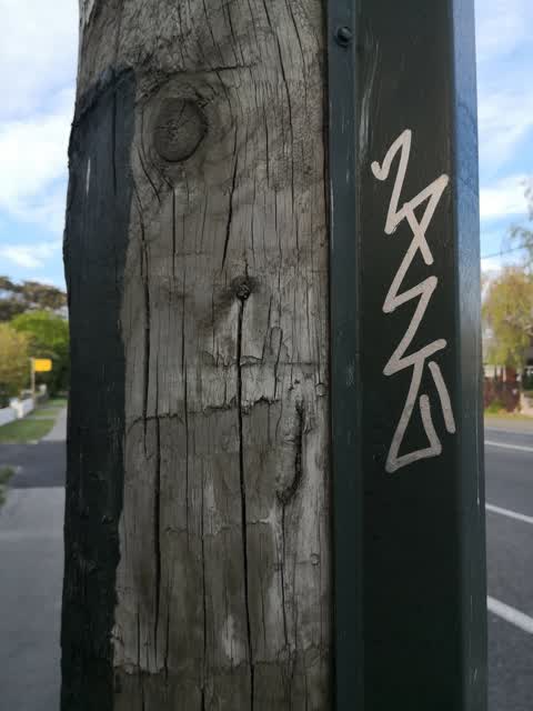 Graffiti, a report photo