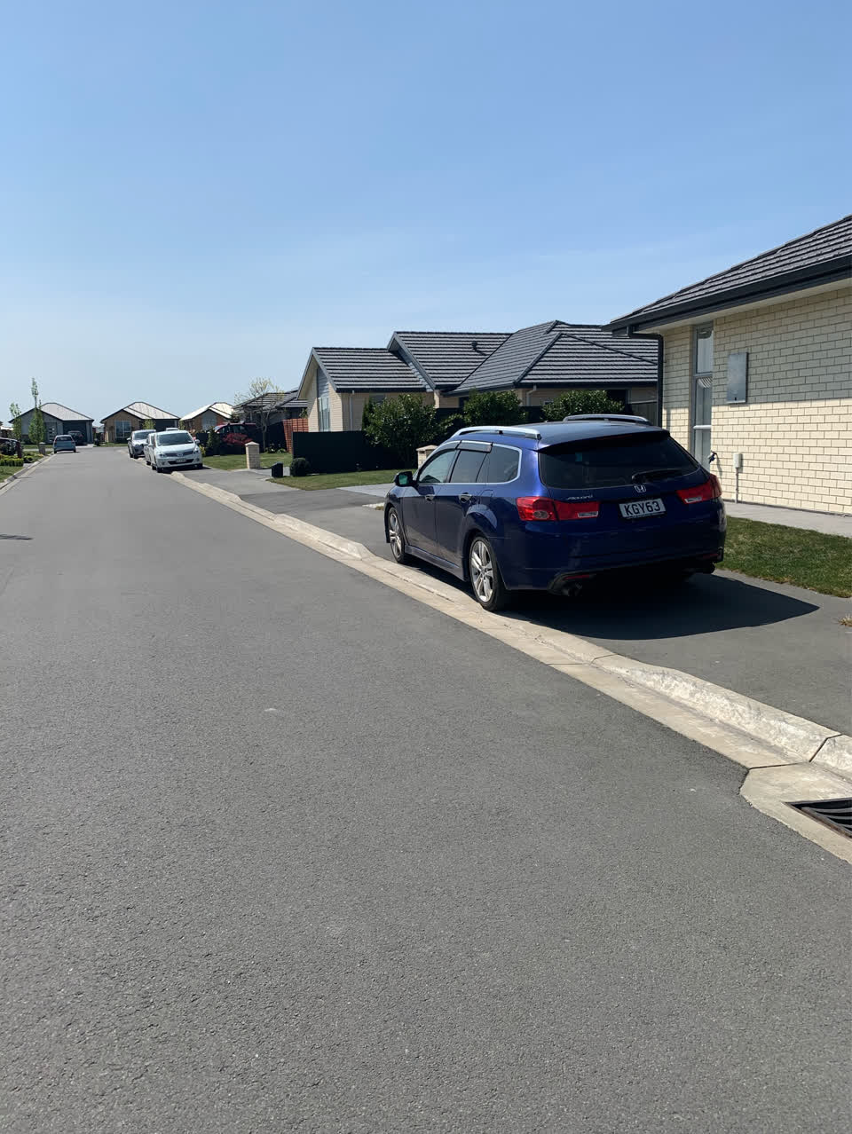 The photograph attached to this road blockage report