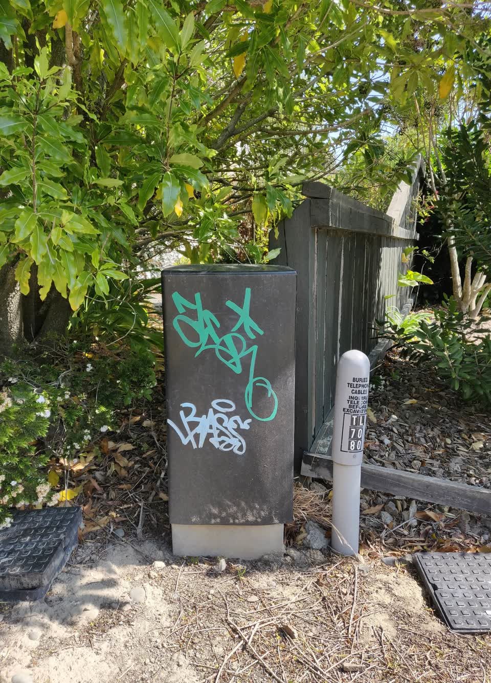 The photograph attached to this graffiti - public property report