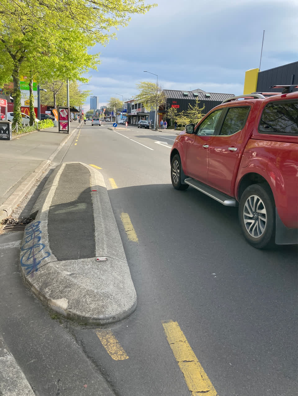 The photograph attached to this roads - general report