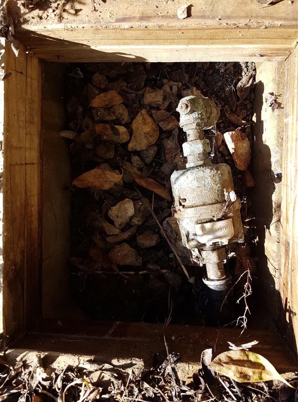 The photograph attached to this water supply report