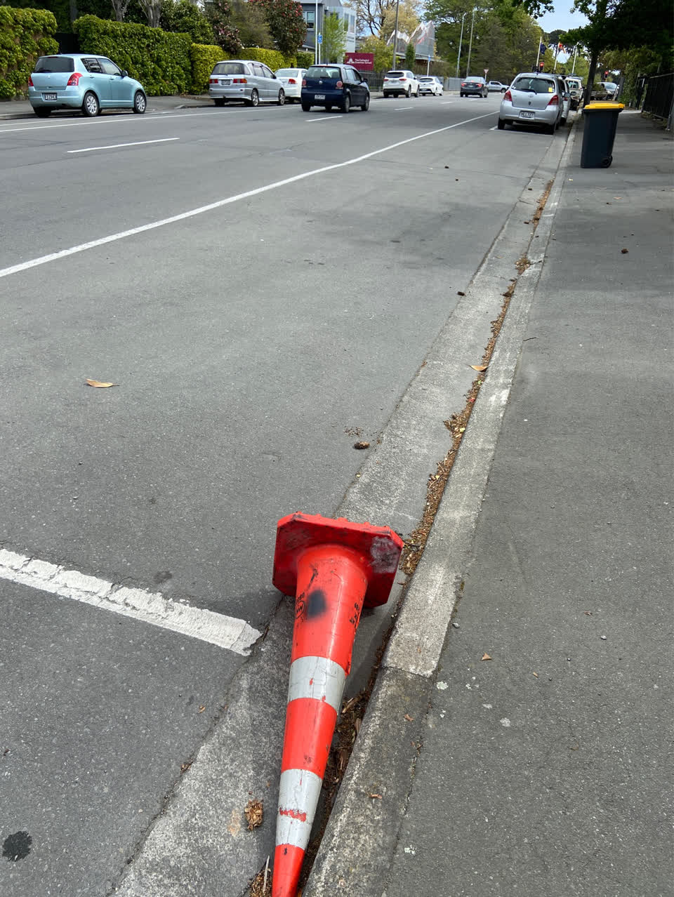 The photograph attached to this roads - general report