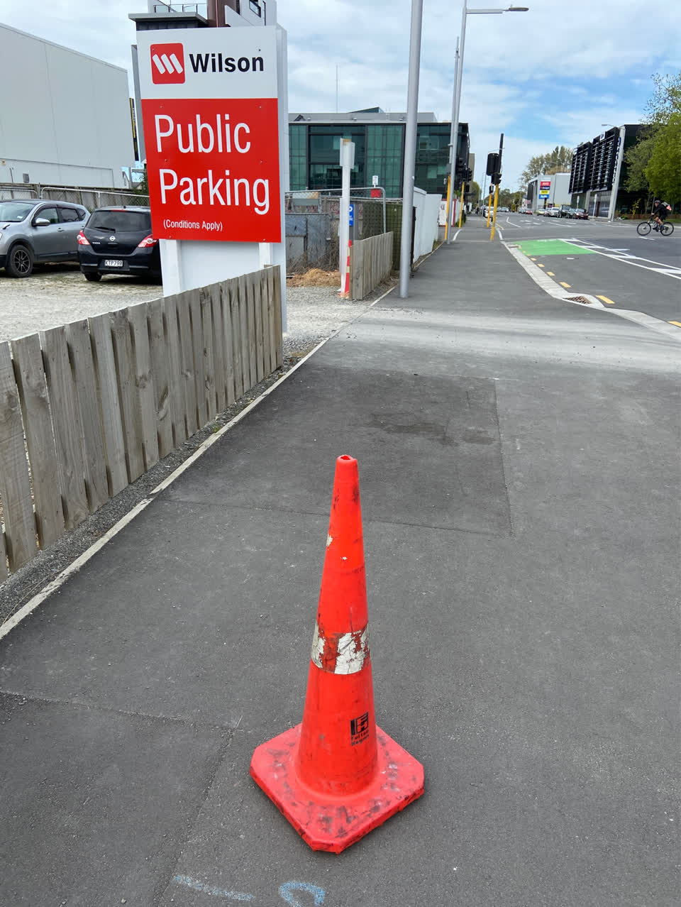 The photograph attached to this roads - general report
