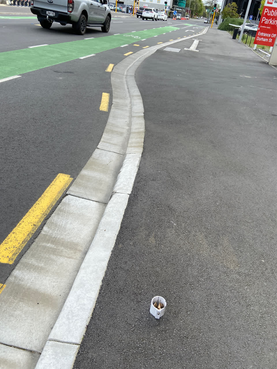 The photograph attached to this roads - general report