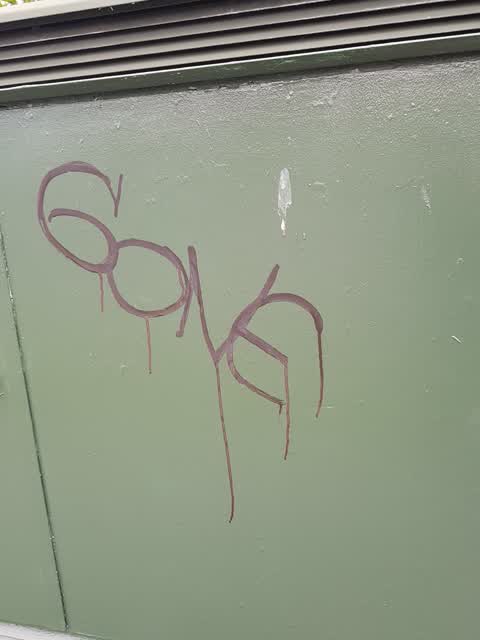 Graffiti, a report photo