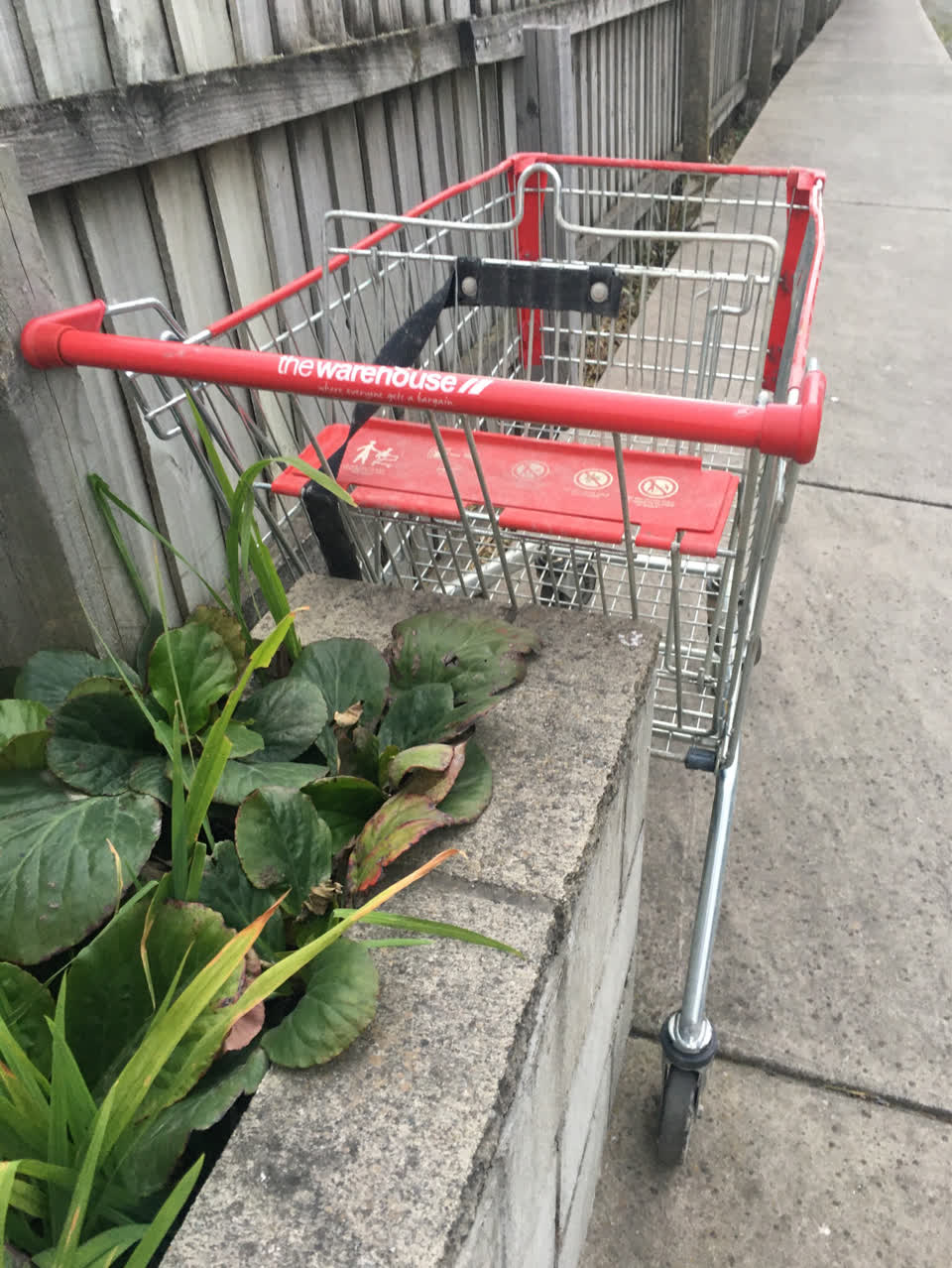 The photograph attached to this general - abandoned trolley report