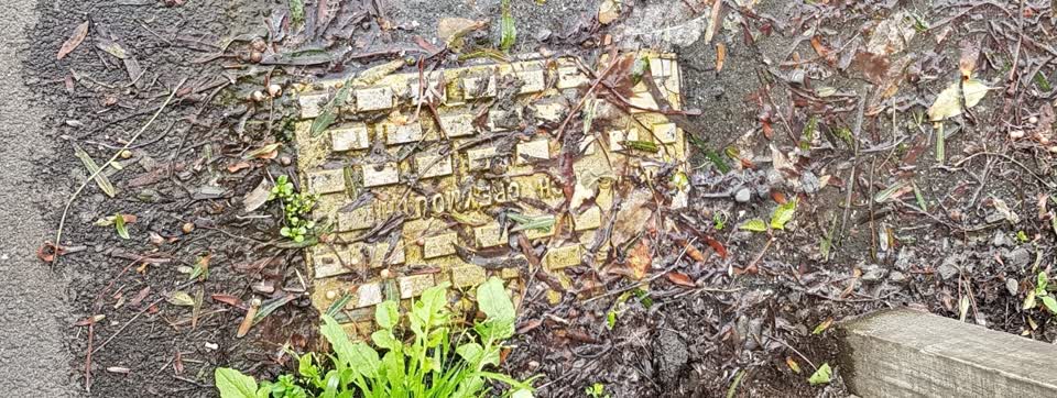 The photograph attached to this water leak report