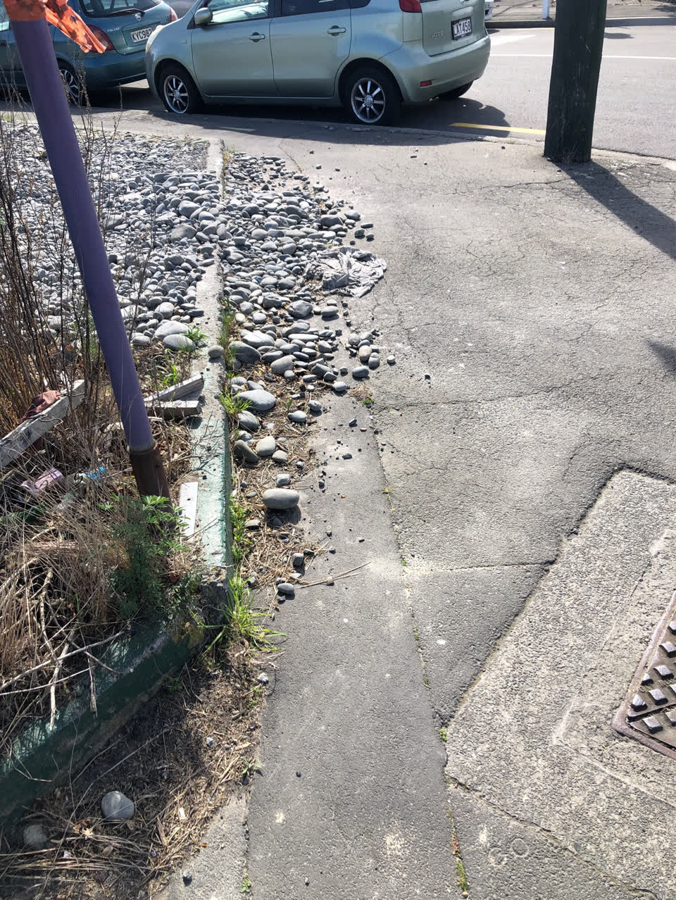 The photograph attached to this roads - general report